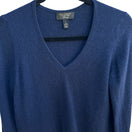Switch Charter Club Luxury 100% Cashmere Quiet Luxury Preppy Soft Girl Sweater Navy L 3 image