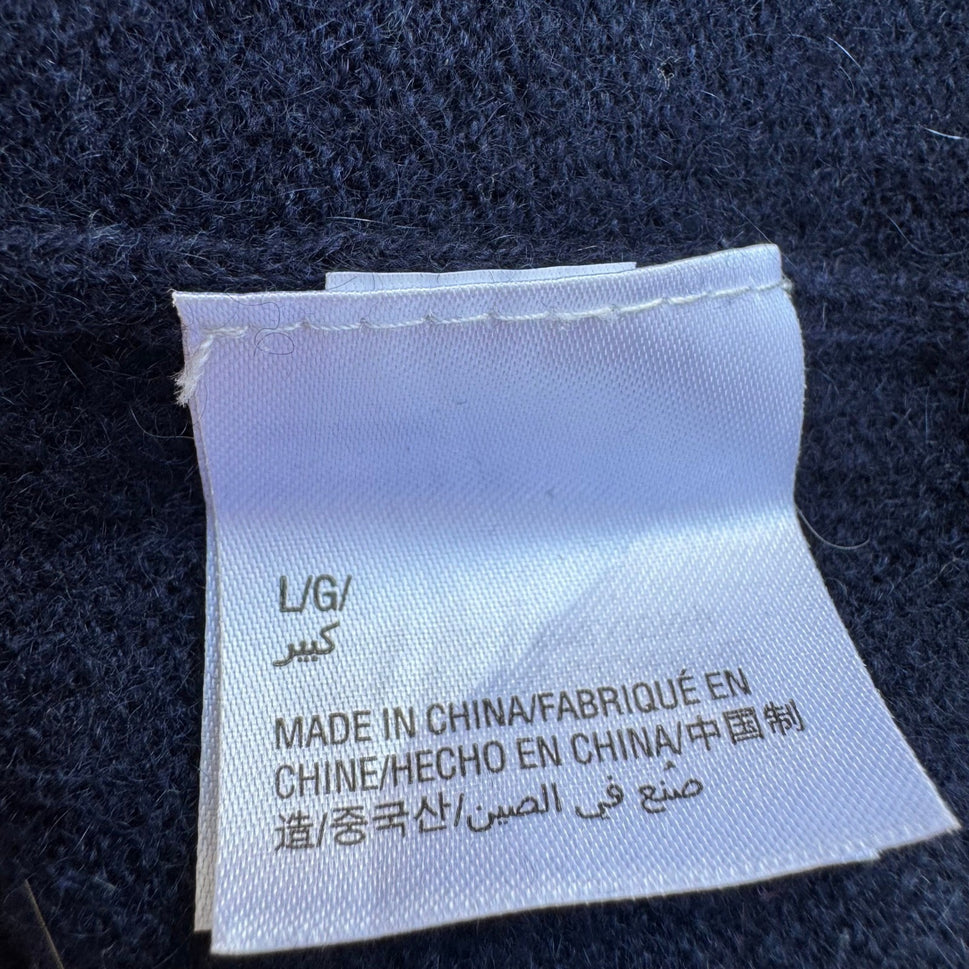 Charter Club Luxury 100% Cashmere Quiet Luxury Preppy Soft Girl Sweater Navy L