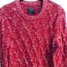 Switch Abercrombie &amp; Fitch Chunky Cable Knit Merino Wool Blend Fisherman Sweater Mens S 3 image