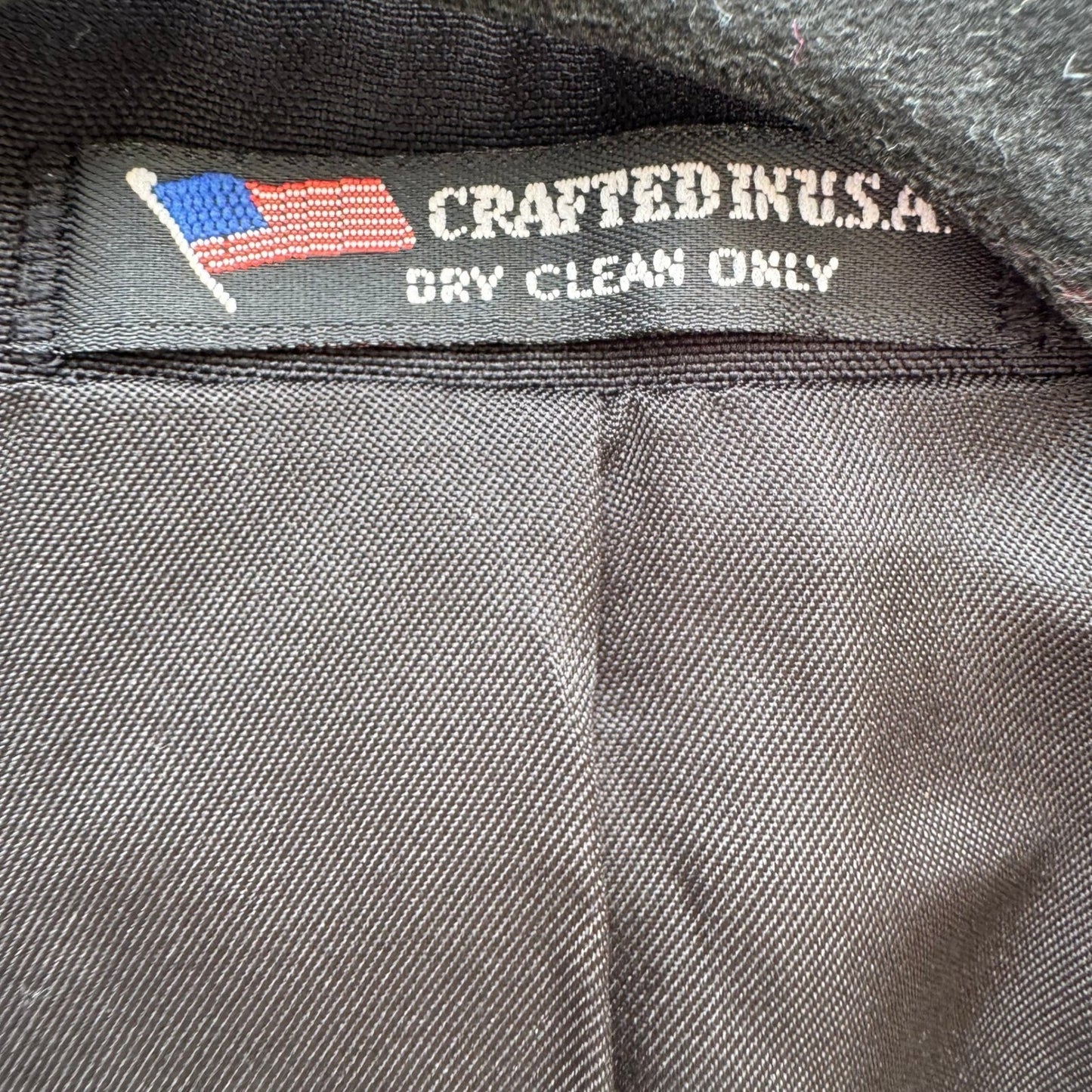 Raffinati Formal Mens 46L Black 1 Button Peak Lapel Tuxedo Jacket Blazer USA