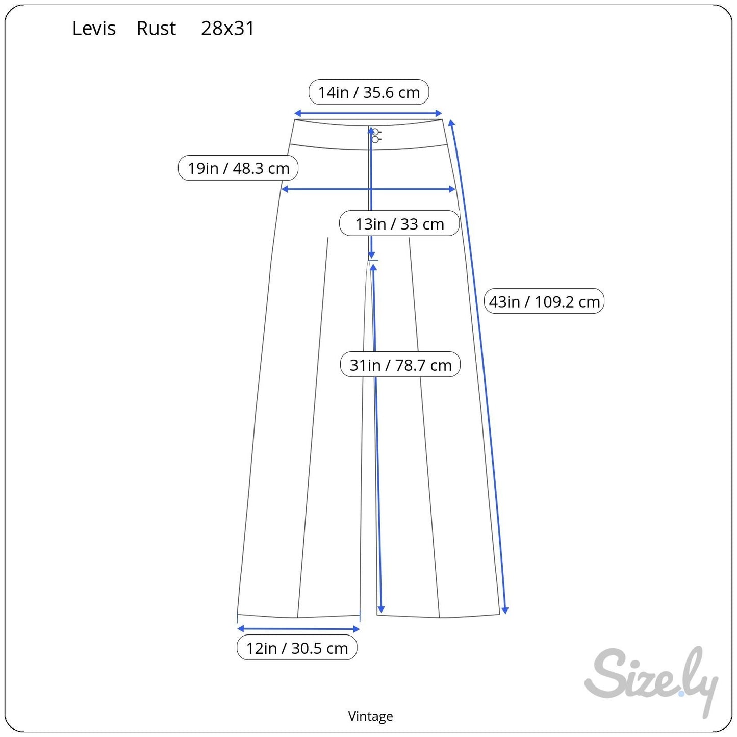 Levi Strauss Vintage 70s Womens Brick Red High Waist Linen Wide Leg Pants 28x31