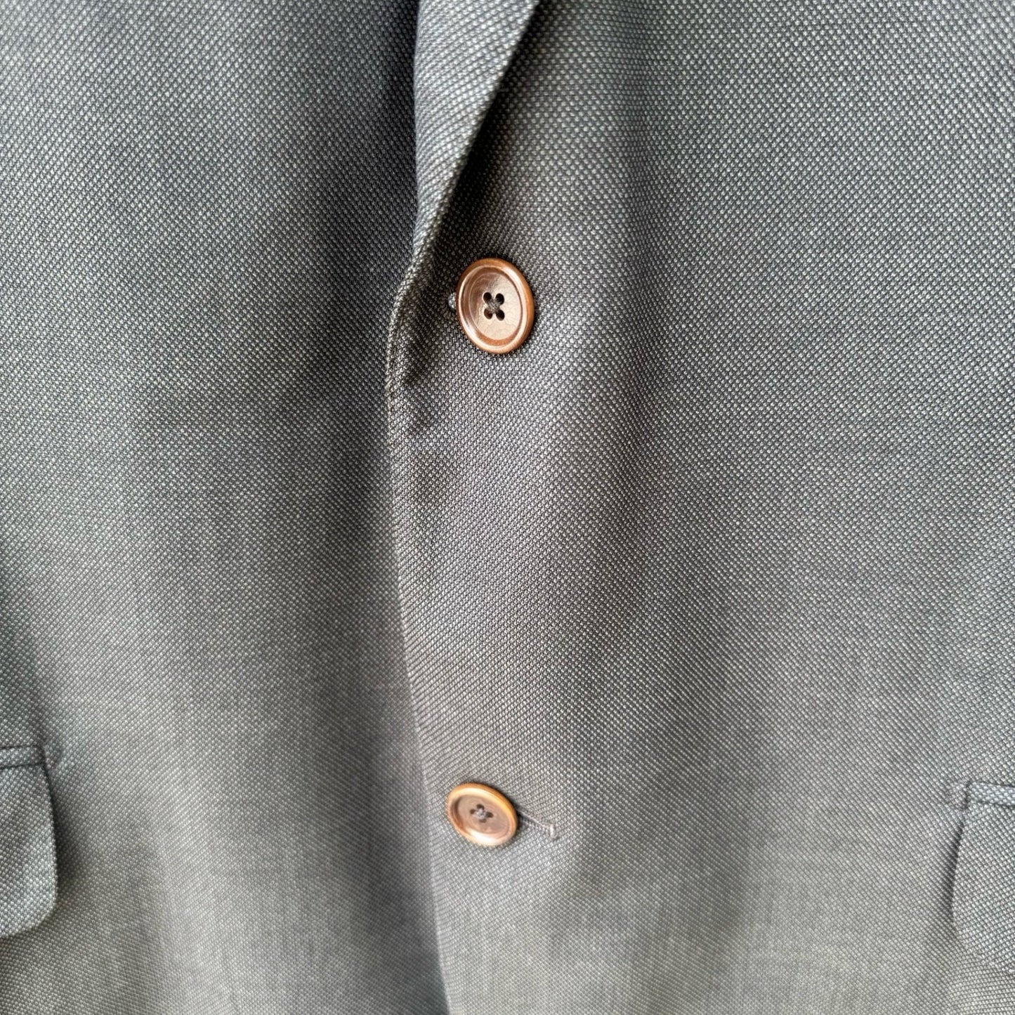 Mabro Alandales Mens 40R Super 130s Wool Blazer Brown Made Italy Luxury Office