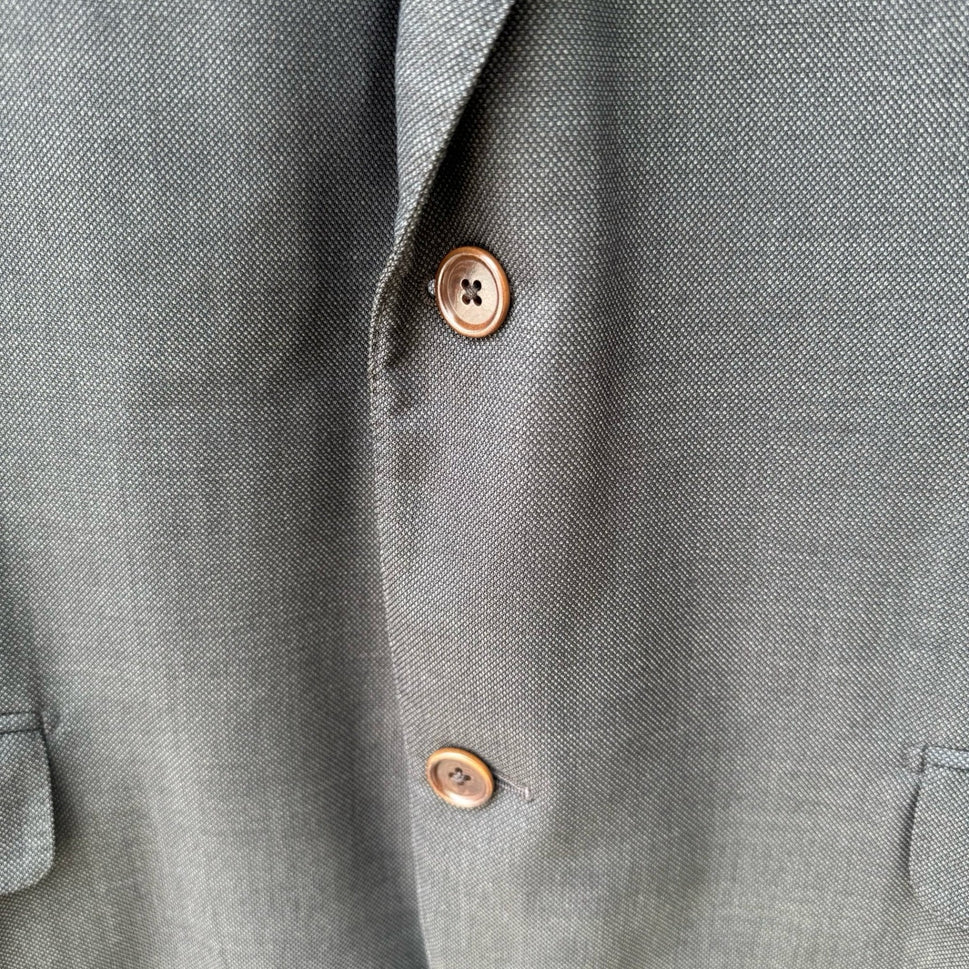 Mabro Alandales Mens 40R Super 130s Wool Blazer Brown Made Italy Luxury Office
