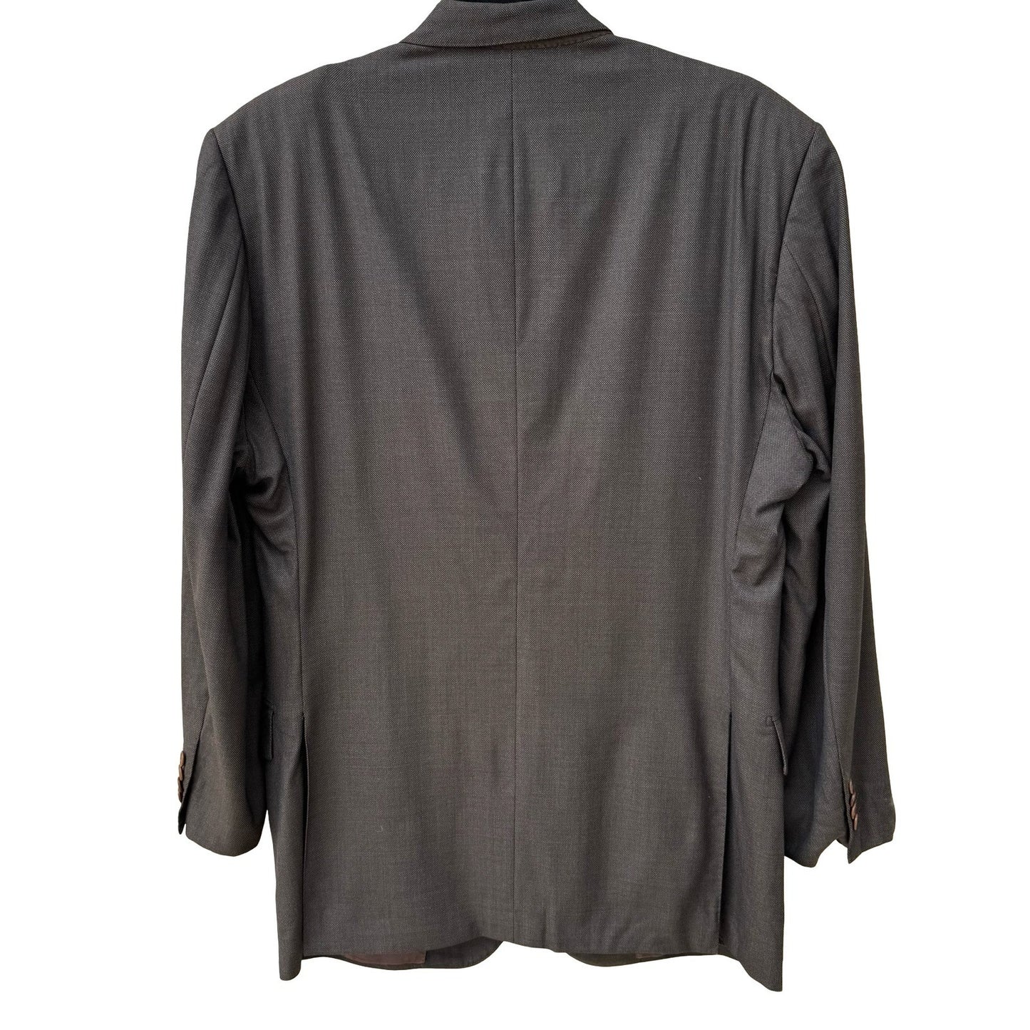 Mabro Alandales Mens 40R Super 130s Wool Blazer Brown Made Italy Luxury Office