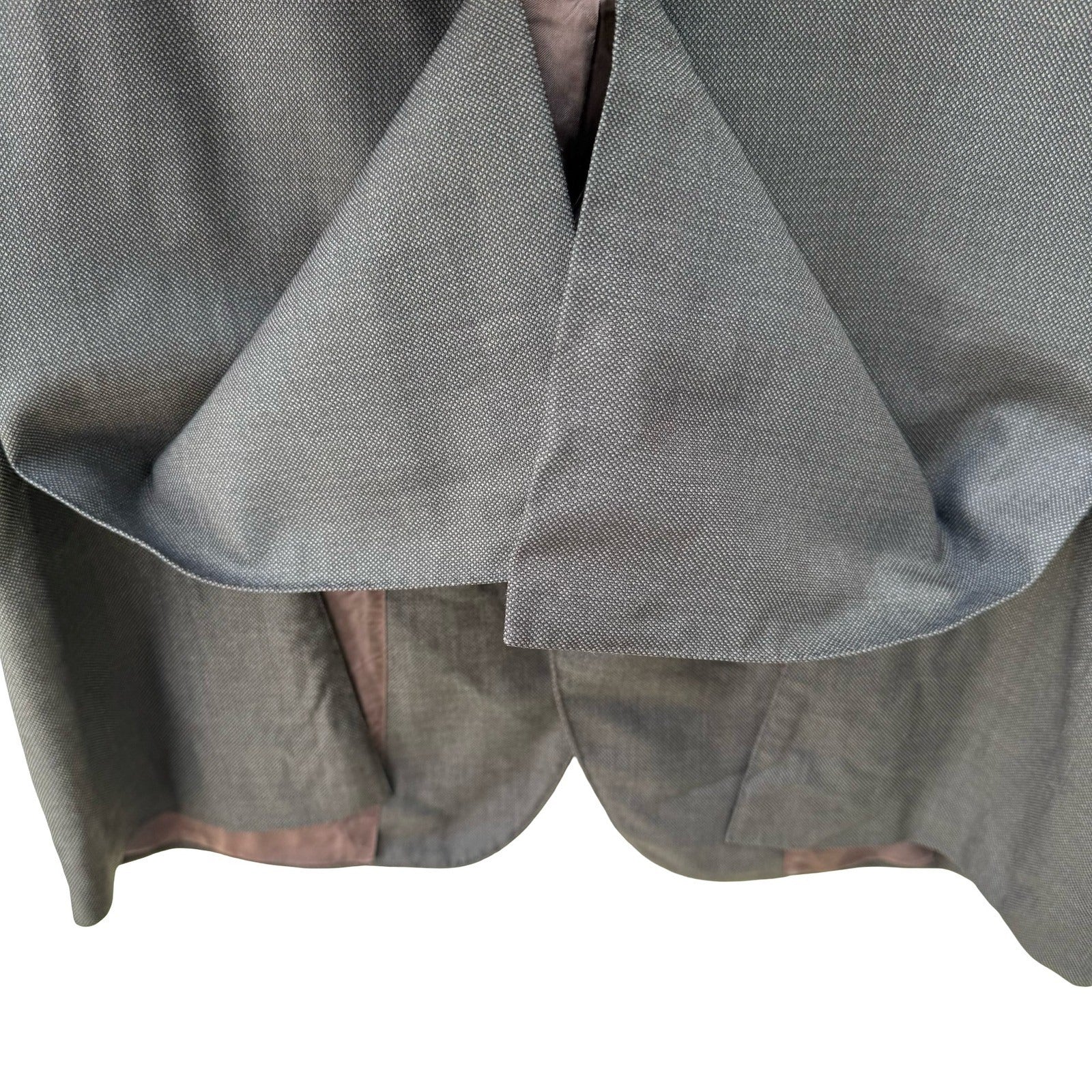 Mabro Alandales Mens 40R Super 130s Wool Blazer Brown Made Italy Luxury Office