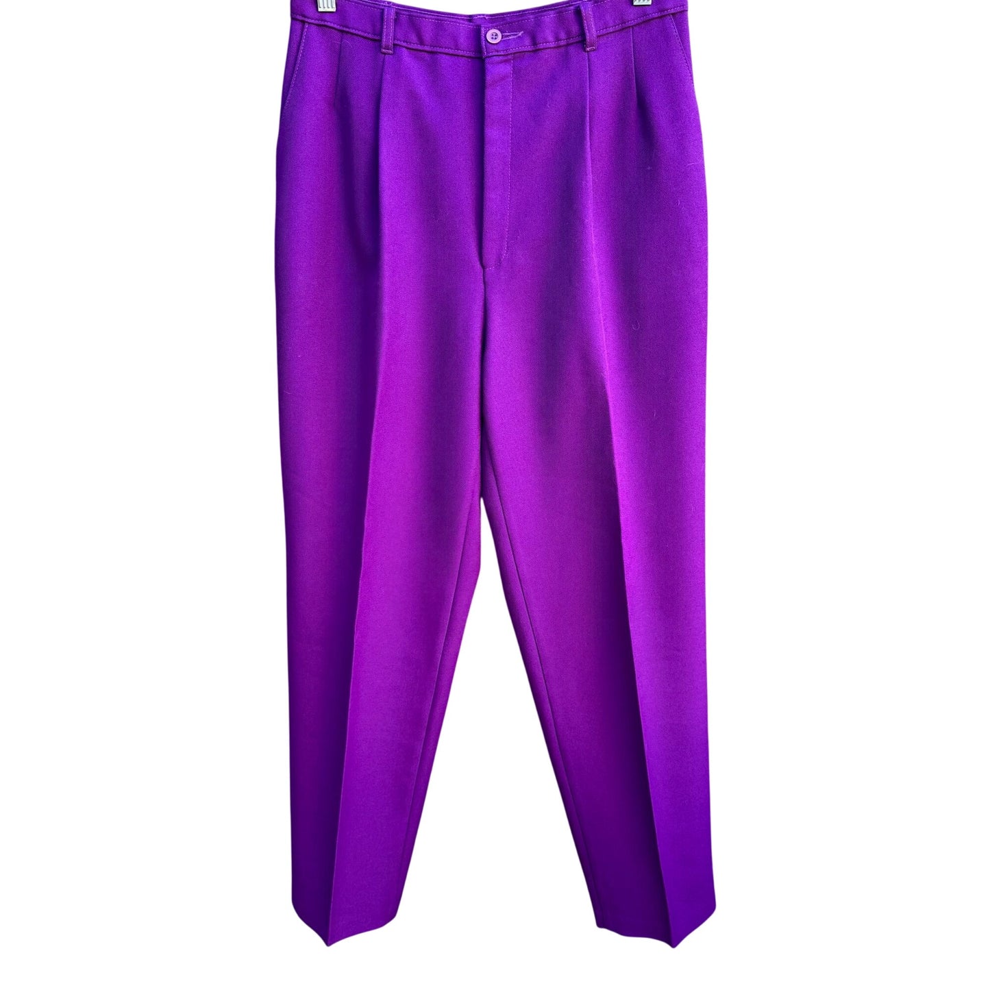 Bend Over Levi Strauss & Co Vintage 70s 80s Pleated Purple Womens Dress Pants