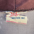 Switch California Connection Vintage 70s Boho Cottagecore Brown Floral Prairie Blouse 2 image
