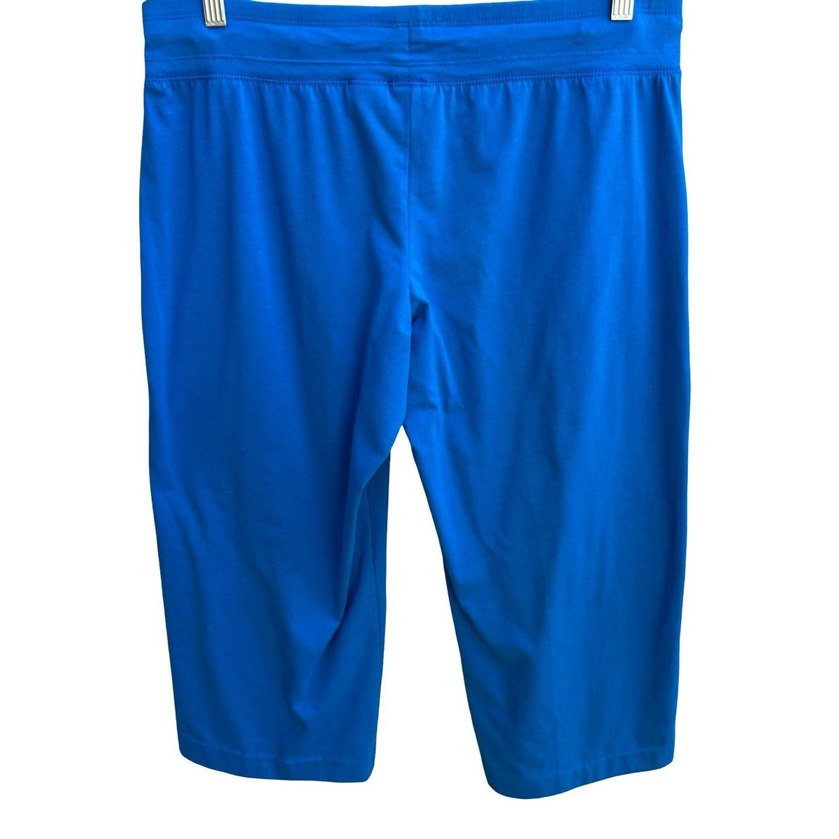 Danskin Now Athleisure Yoga Workout Loungewear Relaxed Fit Capri Pants Blue L