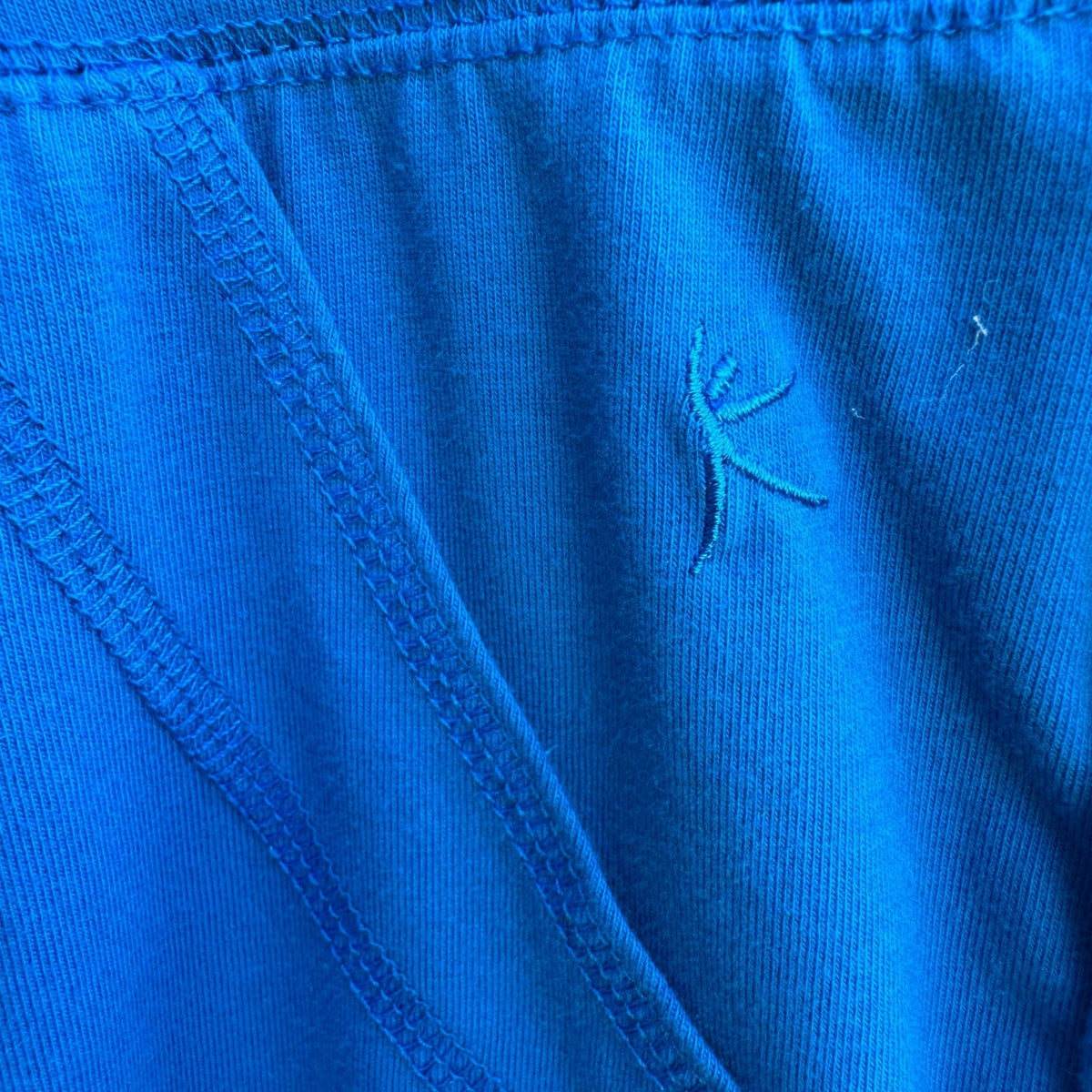 Danskin Now Athleisure Yoga Workout Loungewear Relaxed Fit Capri Pants Blue L