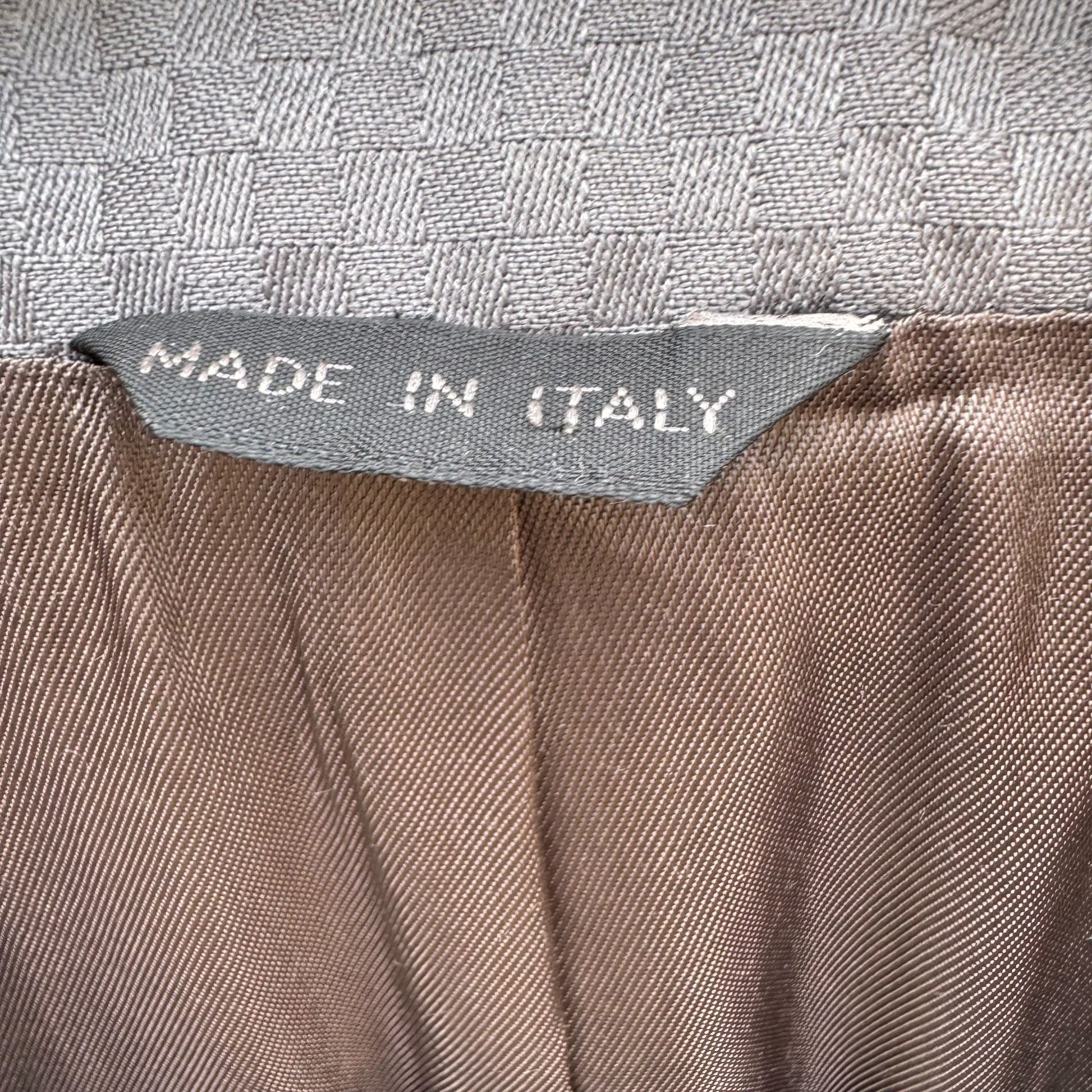 Vintage M2 Vintage Italian Super 100s Checkered Gray Tessilstrona Blazer Pants