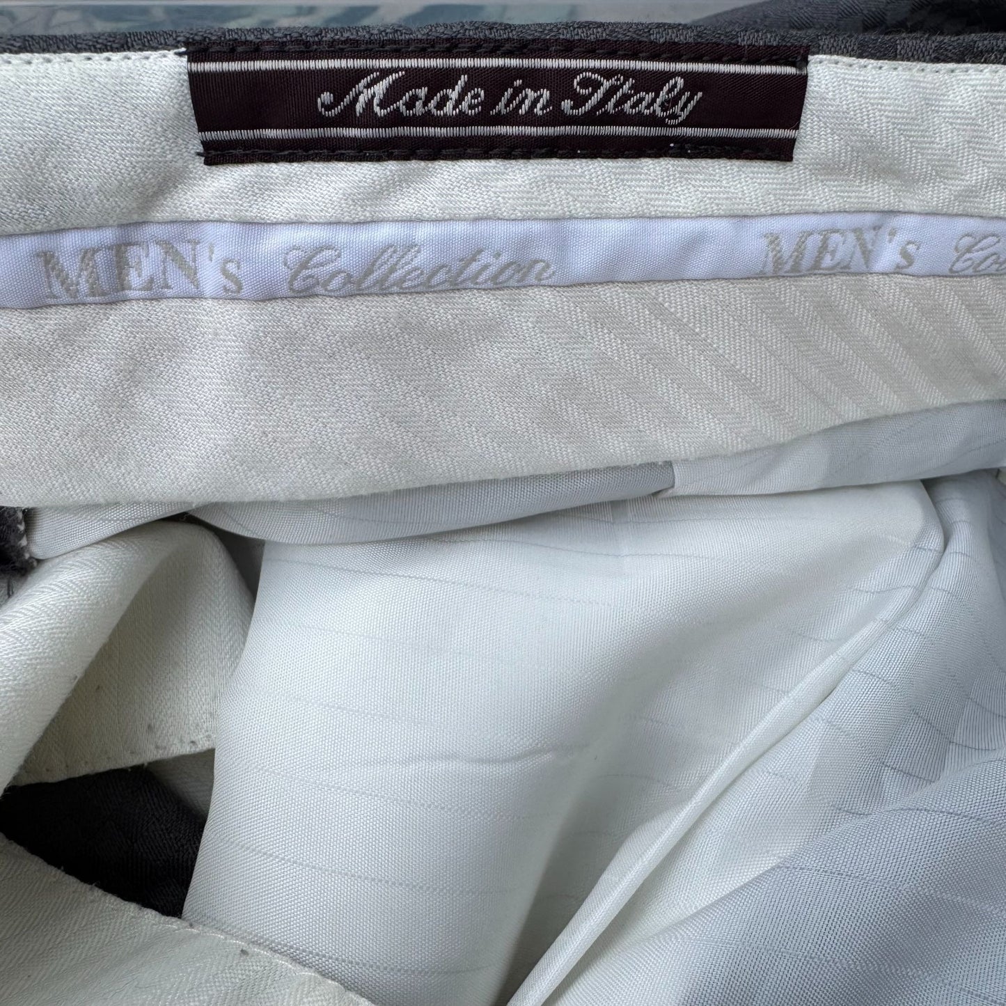 Vintage M2 Vintage Italian Super 100s Checkered Gray Tessilstrona Blazer Pants