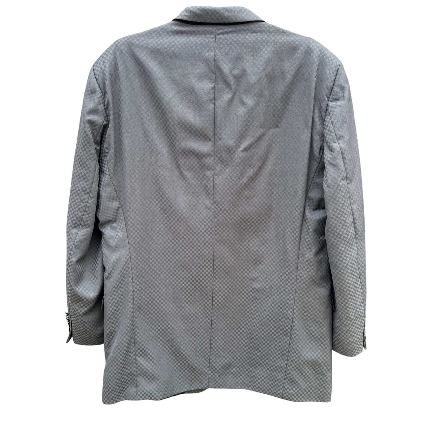 Vintage M2 Vintage Italian Super 100s Checkered Gray Tessilstrona Blazer Pants