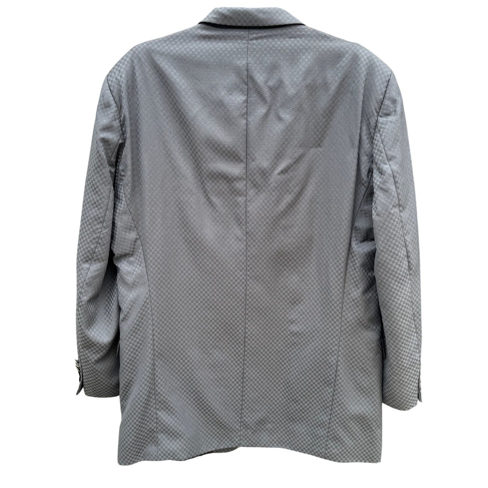 Vintage M2 Vintage Italian Super 100s Checkered Gray Tessilstrona Blazer Pants