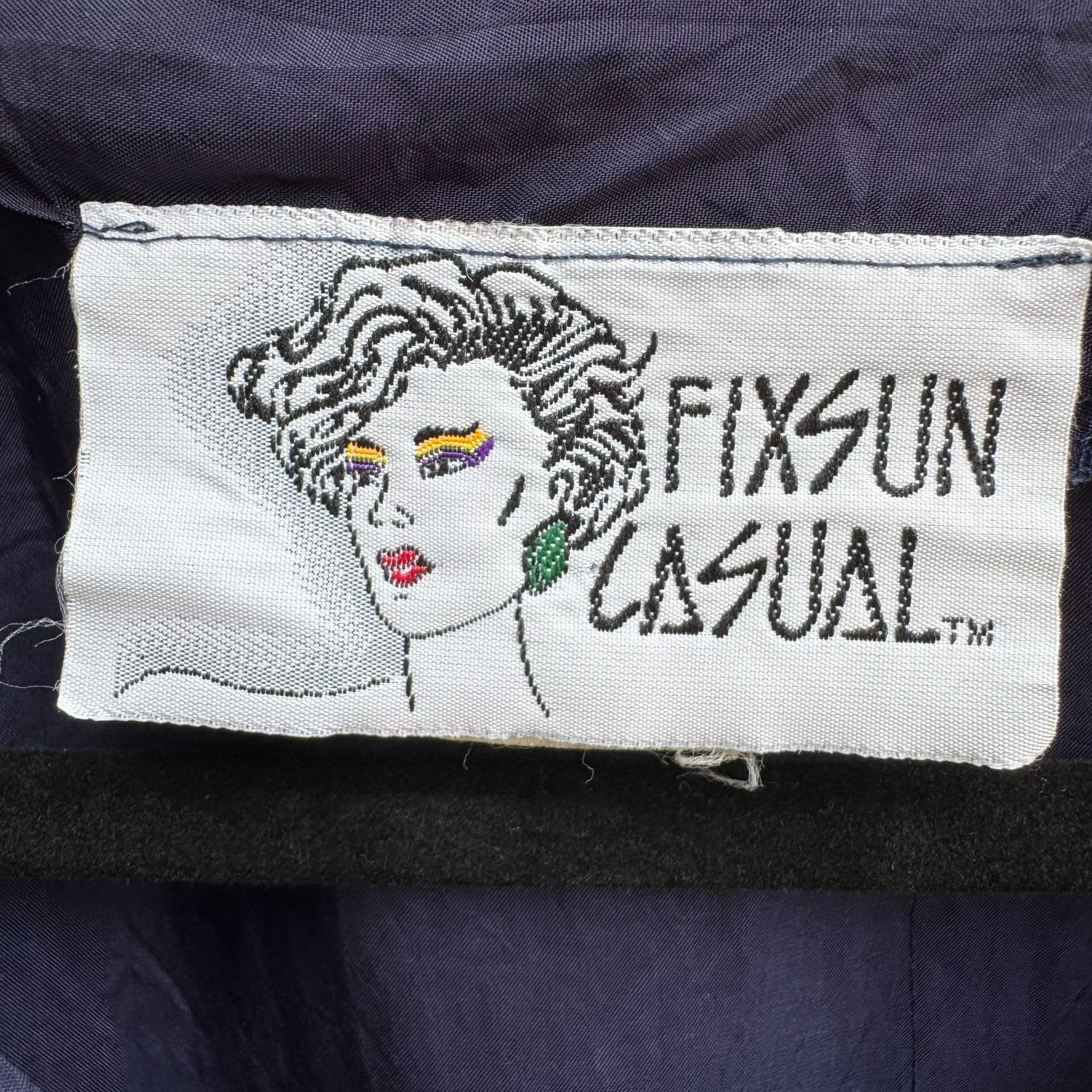 Fixsun Casual Vintage Silk Boho Festival Flowy Blouse Skirt Patchwork Set XL