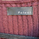 Switch Poleci Y2K Coquette Balletcore Fairy Ribbed Pointelle Peplum Cardigan Burgundy XS 2 image