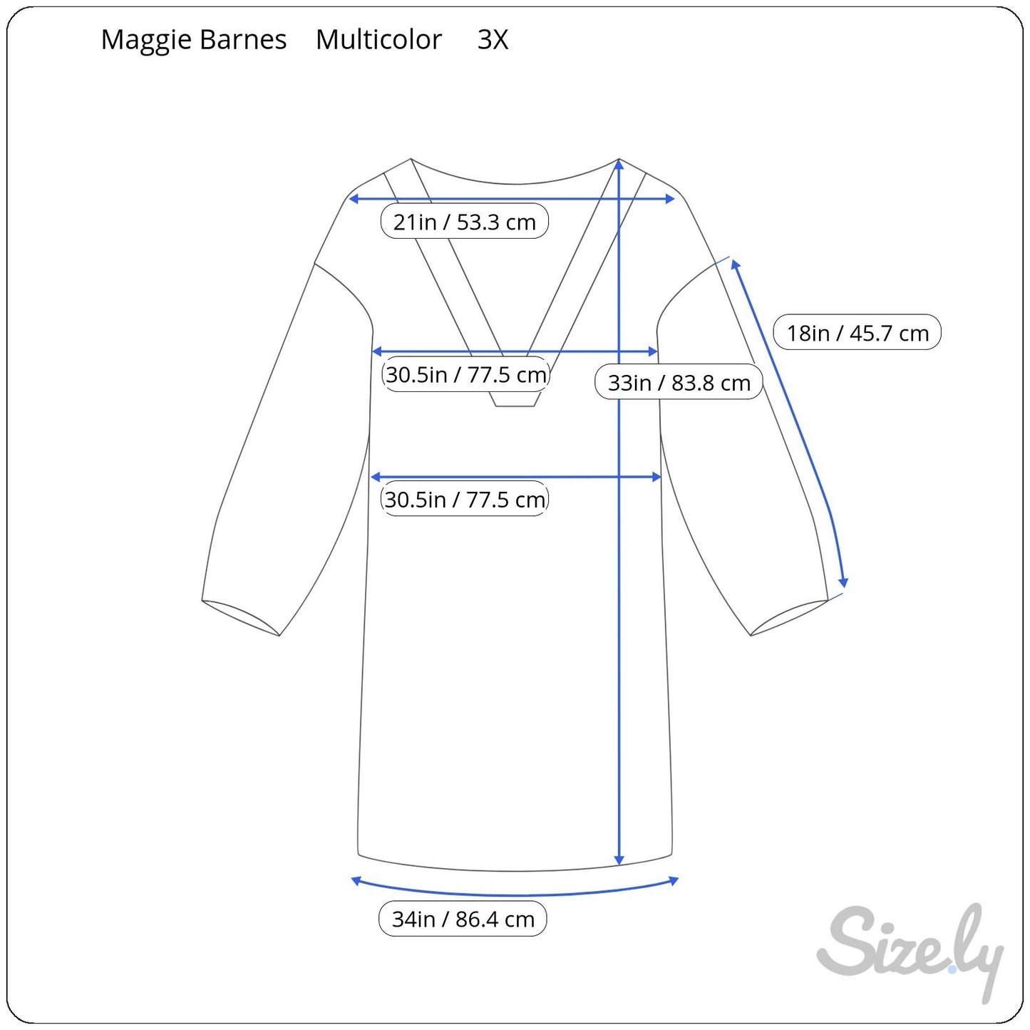 Maggie Barnes Womens Beaded Paisley Boho Flowy Brown Semi Sheer Tunic Blouse 3X