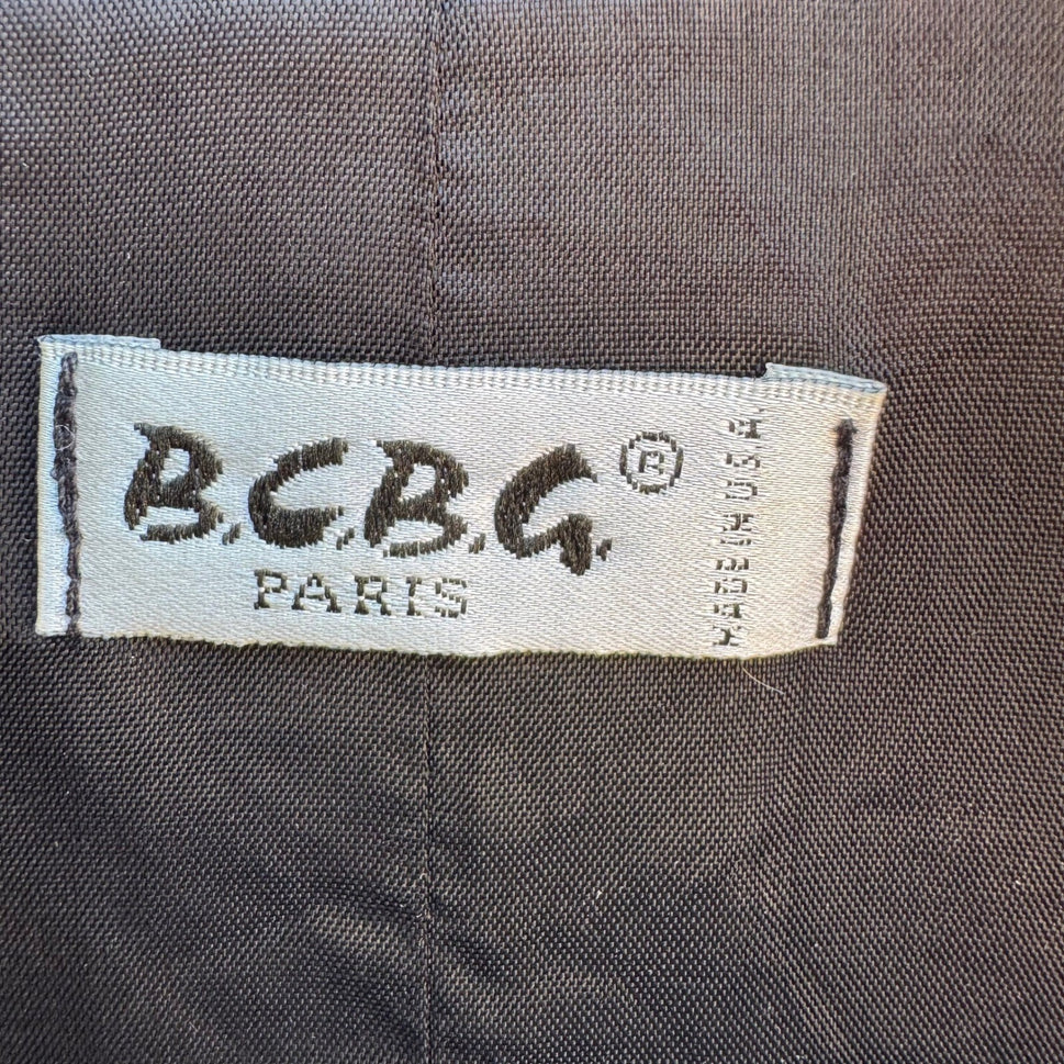 BCBG Paris Vintage 90s Y2K Minimalist Double Breasted Tailored Blazer Jacket