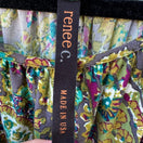 Switch Renee C Paisley Boho Hippie Retro 70s Style Peasant Dolman Sleeve Blouson Top S 2 image
