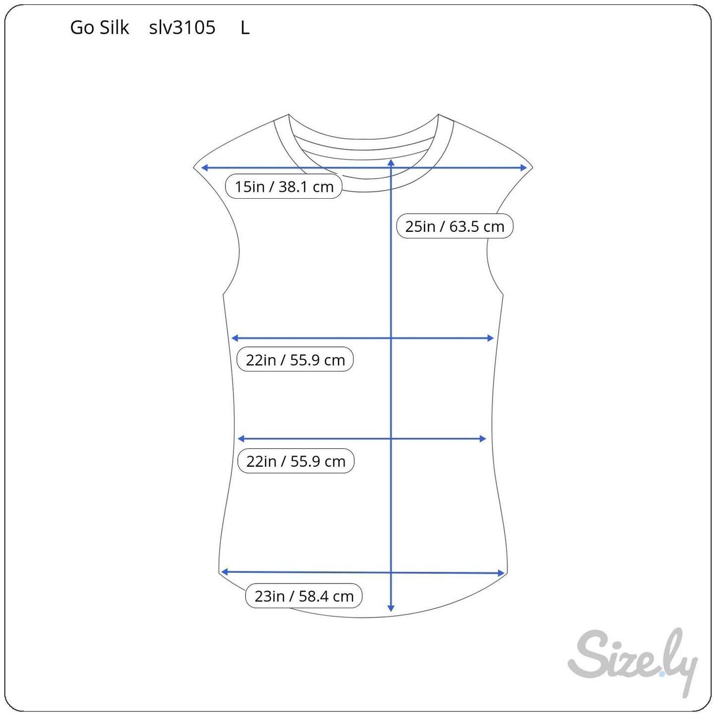 Go Silk Womens Chartreuse Green 100% Silk Sleeveless Scoop Neck Tank Top Large