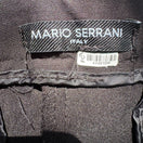 Switch Mario Serrani Womens Stretch Flat Front Straight Leg Black Mid Rise Dress Pants L 2 image