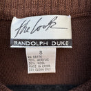 Switch Randolph Duke The Look Brown Ribbed Turtleneck Knit Sweater Wool Blend Lagenlook 2 image