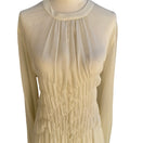 Switch ASOS Edition Ethereal Flowy Boho Plisse Smocked Waist Maxi Dress Romantic 4 3 image