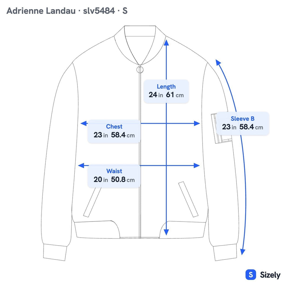 Adrienne Landau Vintage 90s Y2K Streetwear Glam Edgy Faux Fur Bomber Jacket S