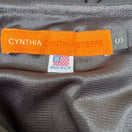 Switch Cynthia Steffe Vintage 90s Minimalist Ruched Side Tie Midi Skirt Asymmetrical S 2 image