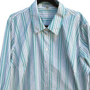 Switch Foxcroft Womens Preppy Wrinkle Free Shaped Fit Striped Long Sleeve Dress Shirt 3 image