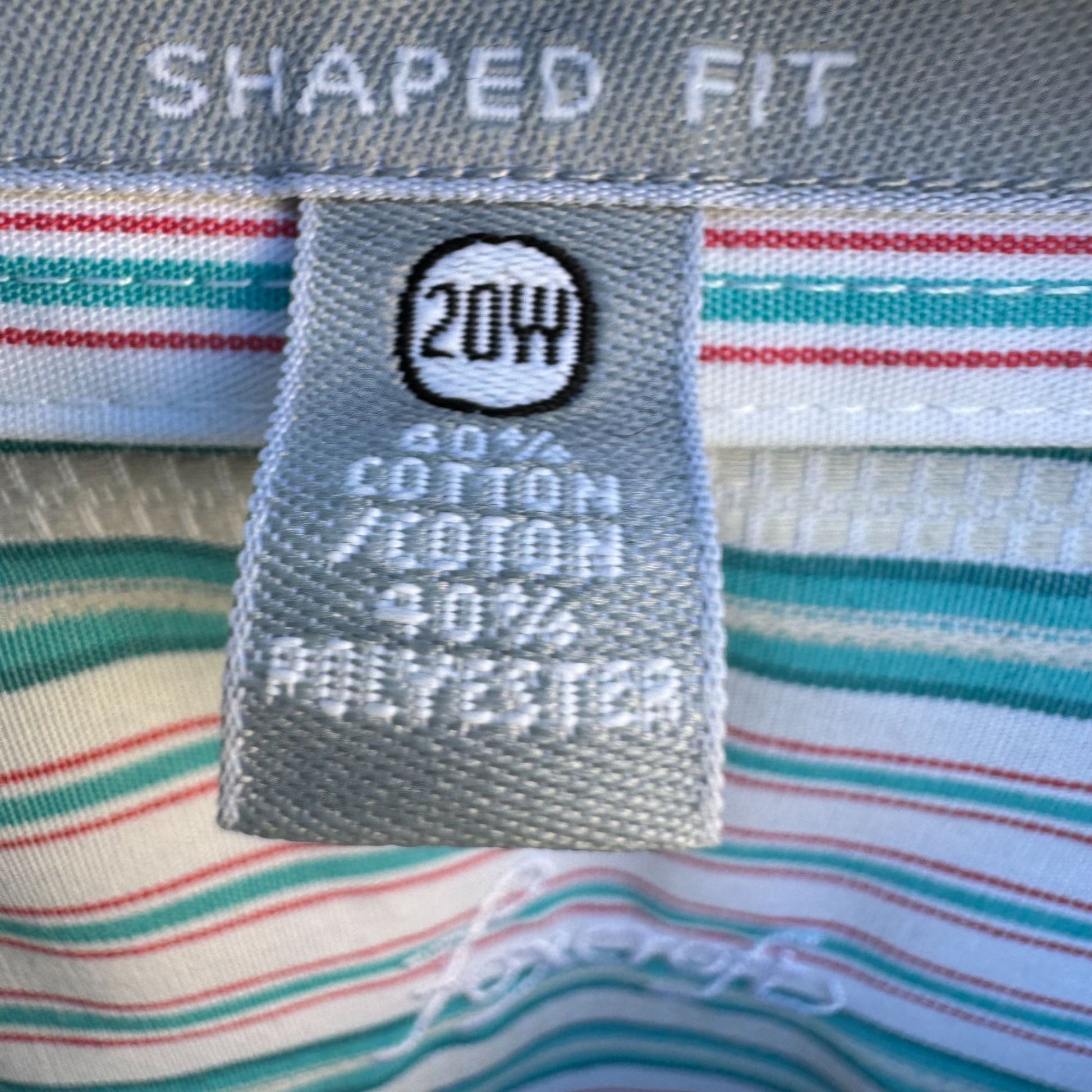 Foxcroft Womens Preppy Wrinkle Free Shaped Fit Striped Long Sleeve Dress Shirt