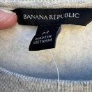 Switch Banana Republic Womens M Heart Patch Crewneck Sweatshirt Heather Gray New Tags 2 image