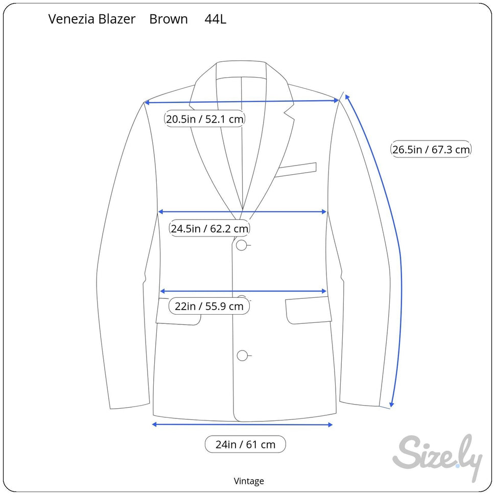Venezia Vintage Plaid Blazer Mens Preppy Houndstooth Suit Blazer Jacket 44L