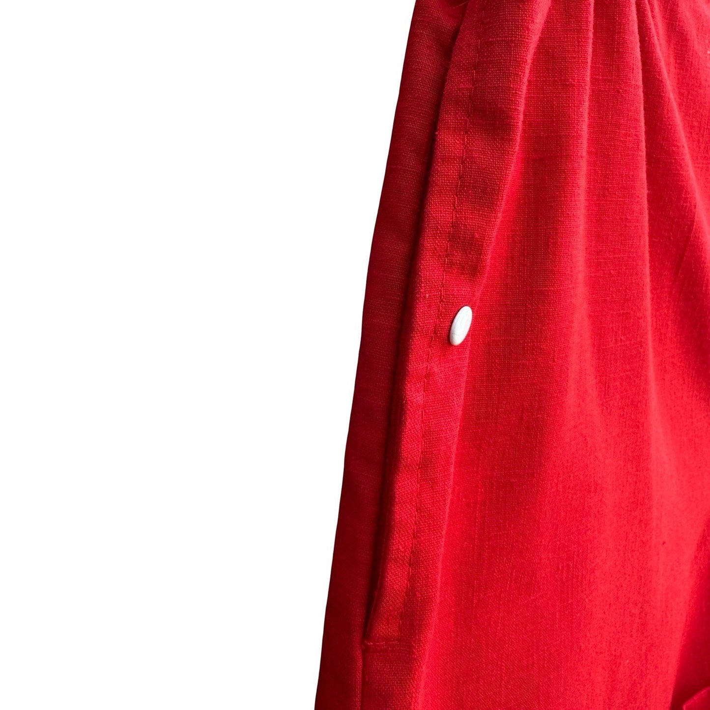 Catalina Vintage 80s Red High Waist Cuffed Short Shorts Nautical Womens 14 Beach