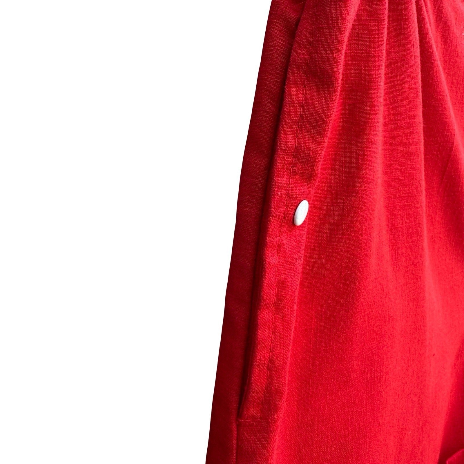 Catalina Vintage 80s Red High Waist Cuffed Short Shorts Nautical Womens 14 Beach