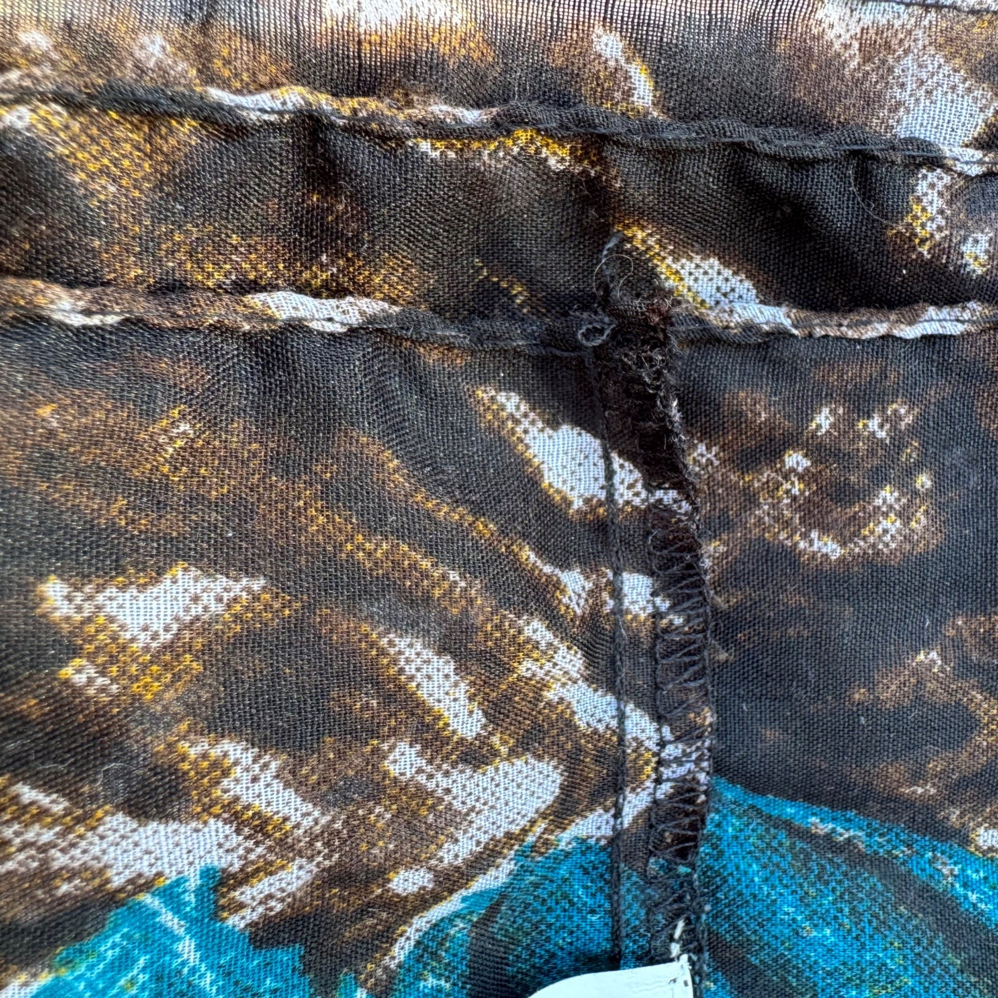 River Island Multicolor Tie Dye Abstract Print Sheer Womens Infinity Scarf Wrap