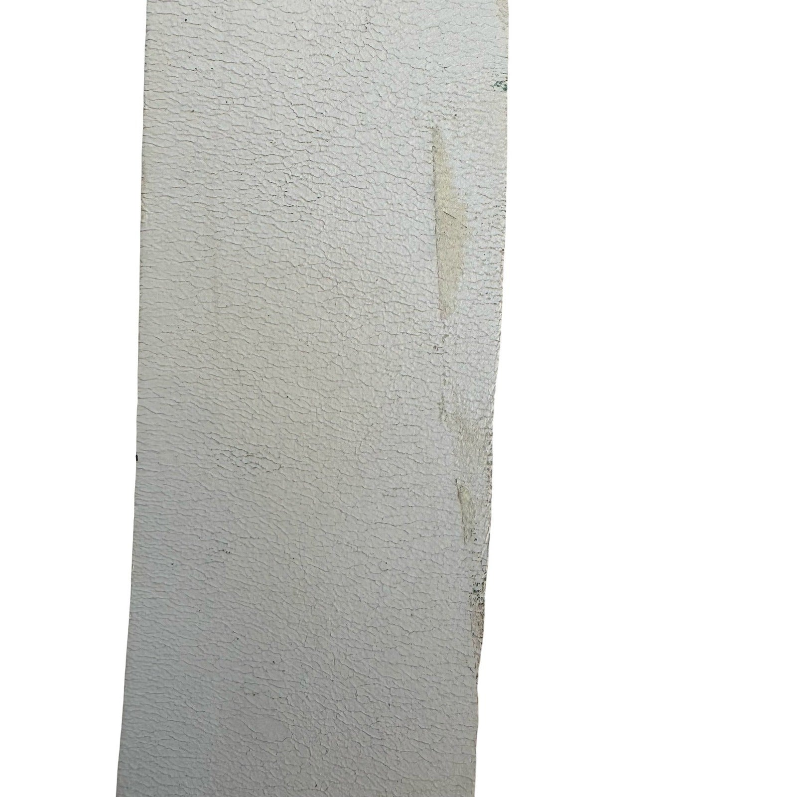 Gilles Herve Paris Vintage White Leather Belt Made in France Silver Buckle Wide