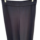 Switch Isaac Mizrahi Live Womens Black Wide-Leg High-Waist Wide Leg Trousers Pants M 3 image