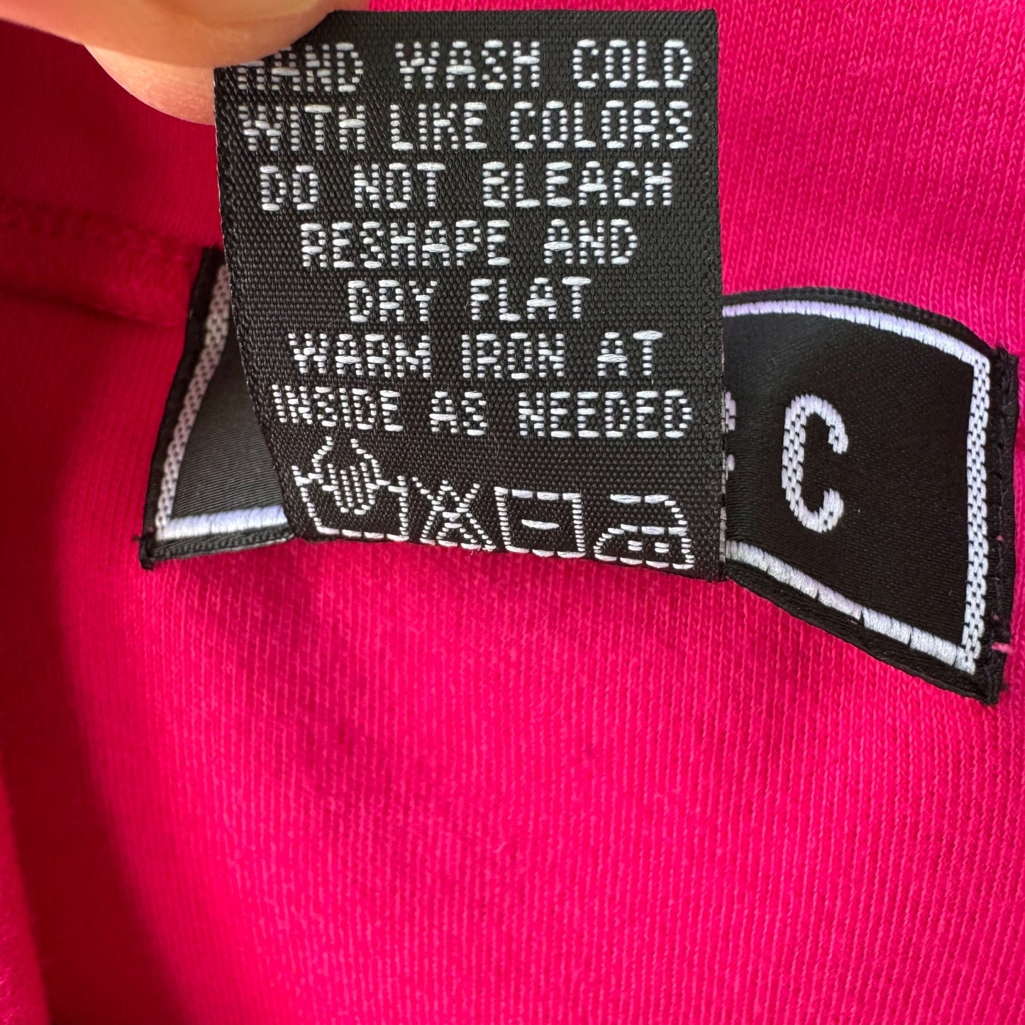 Bobbie C Hot Pink Sleeveless Cotton Womens Preppy Casual Wear Shirt Top New M