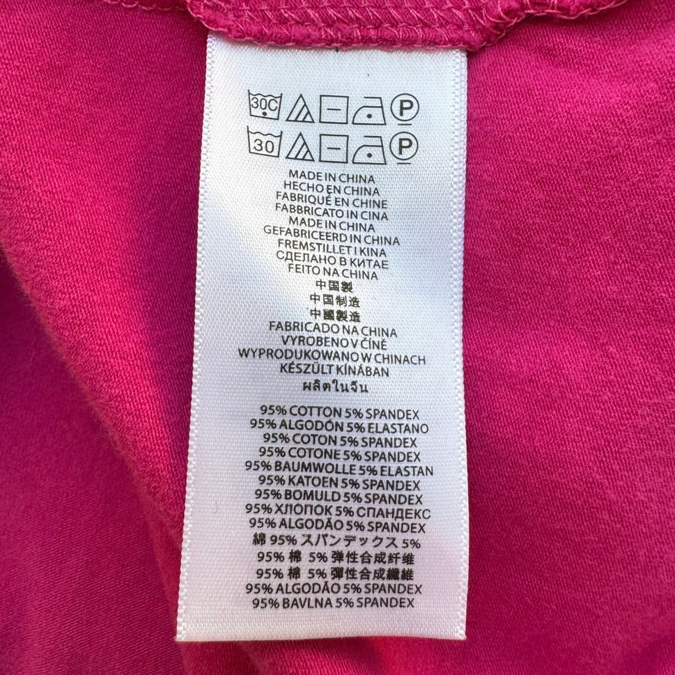 Michael Kors Y2K Barbiecore Glam Designer Rhinestone MK Bling Logo Tee Shirt M