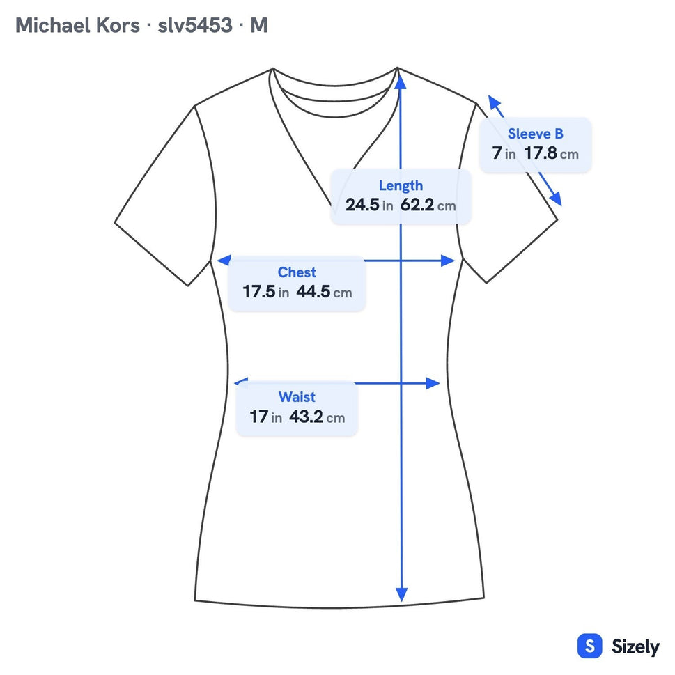 Michael Kors Y2K Barbiecore Glam Designer Rhinestone MK Bling Logo Tee Shirt M