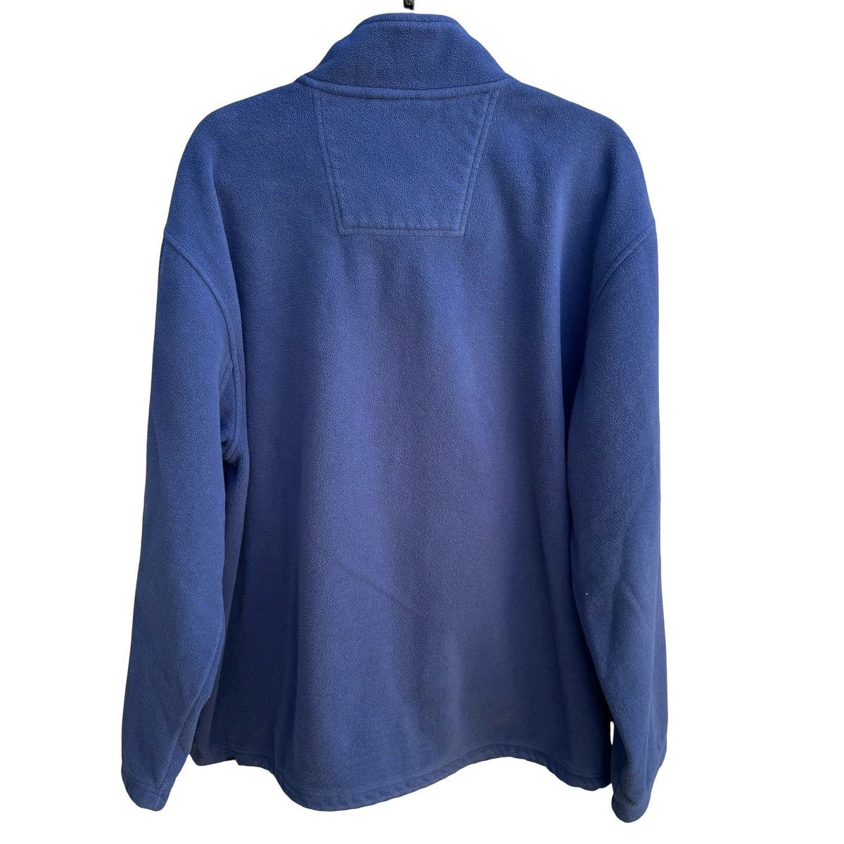 IZOD Zip Fleece Gorpcore Hiking Activewear Layering Utility Jacket Blue Mens XL