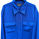 Switch Pronti Collection By Phita Vintage Y2K 90s Mens Royal Blue Long Sleeve Shirt XL 3 image
