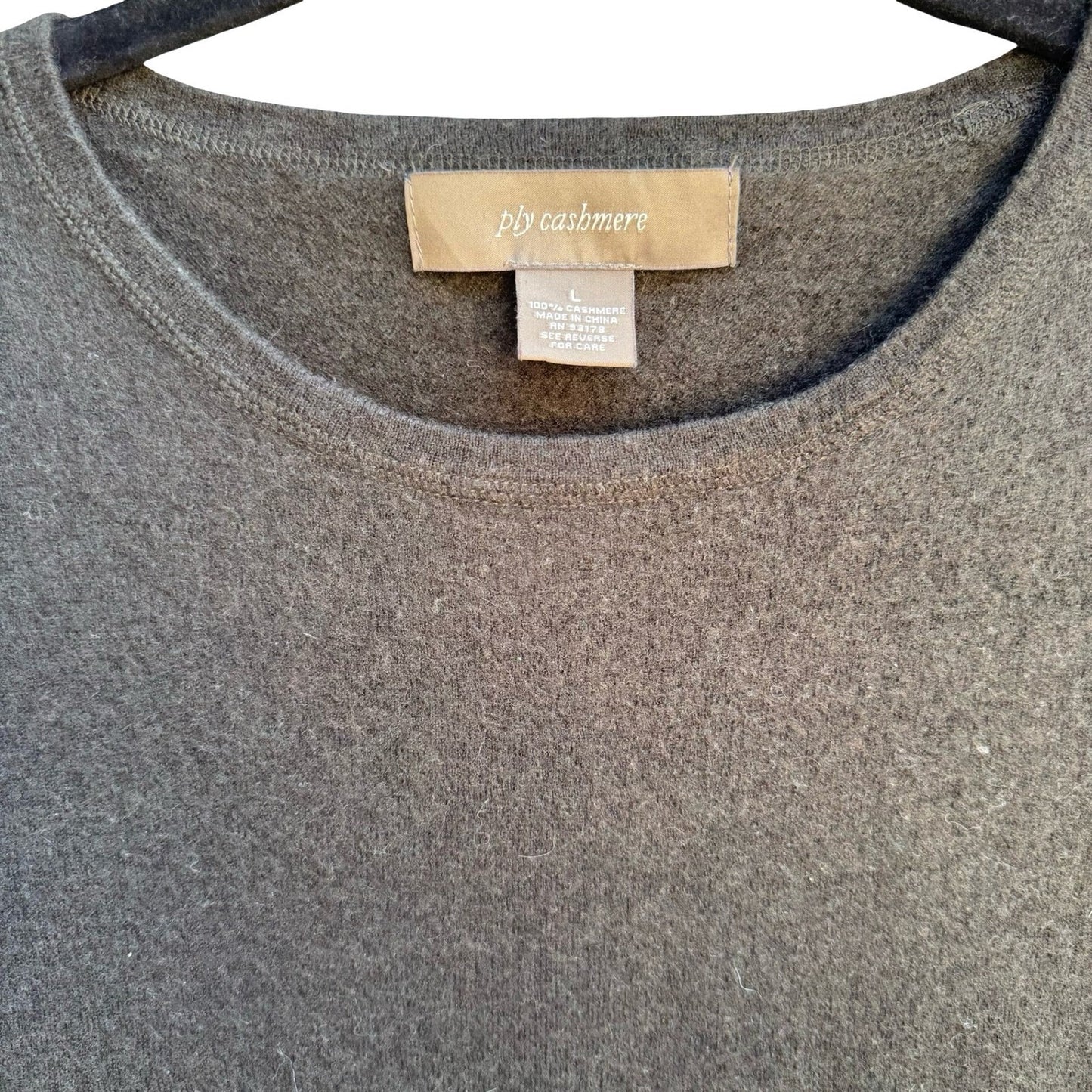 Ply Cashmere Quiet Luxury Minimalist Old Money Soft Girl Preppy Knit Sweater L
