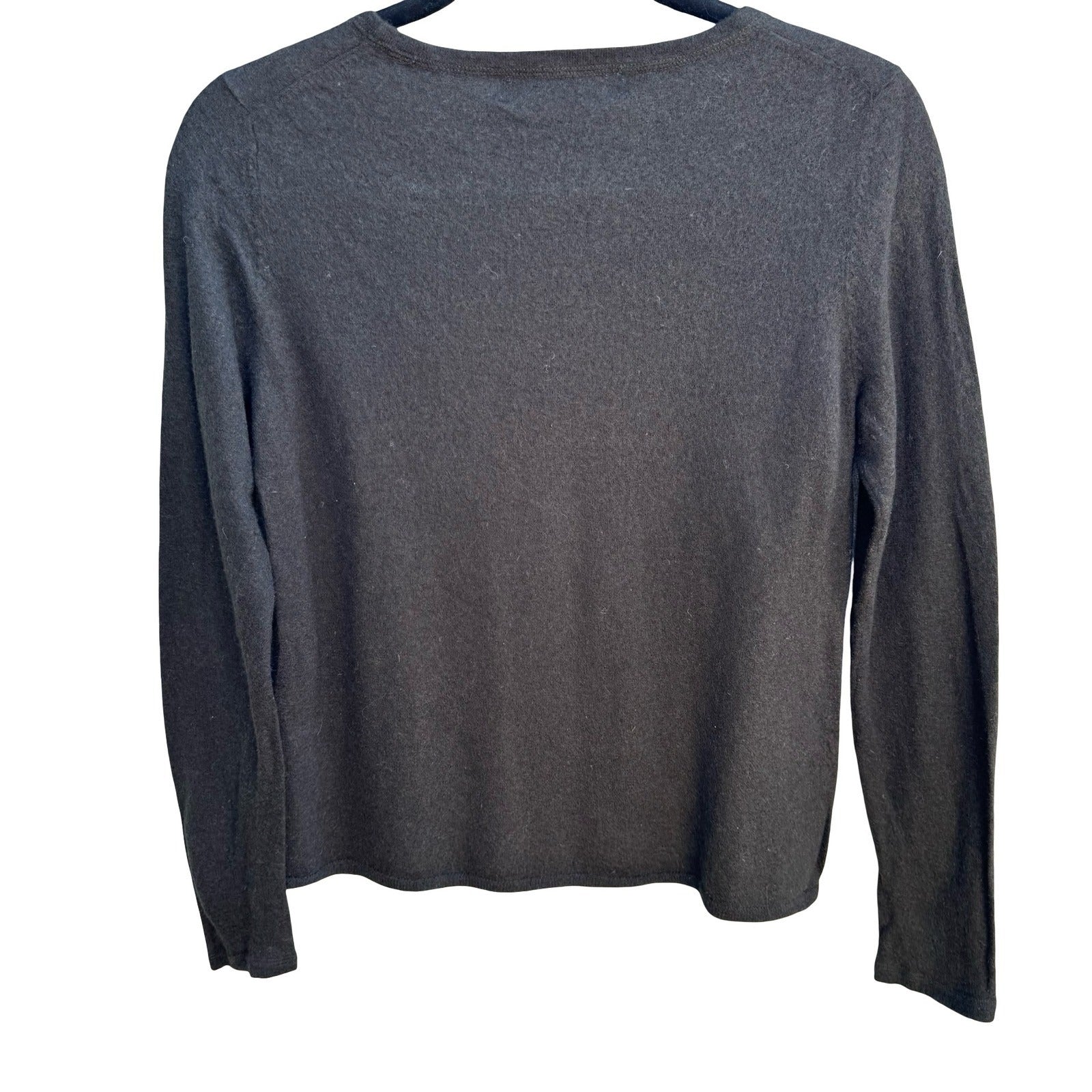 Ply Cashmere Quiet Luxury Minimalist Old Money Soft Girl Preppy Knit Sweater L