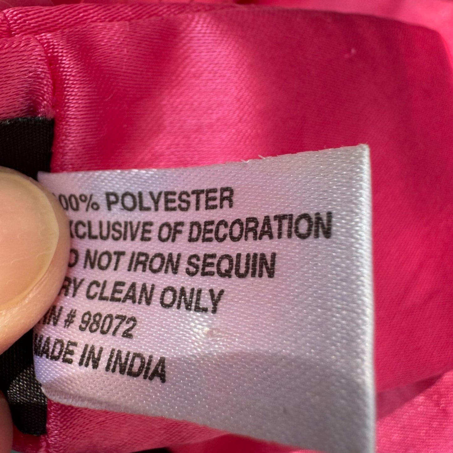 Cejon Accessories Womens Vintage Sequin Hot Pink Glam Sash Wrap Belt Tie Obi OS