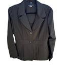 Switch Marianne Vintage 90s Pinstripe Blazer Pant Suit Set Professional Black Womens 10 3 image