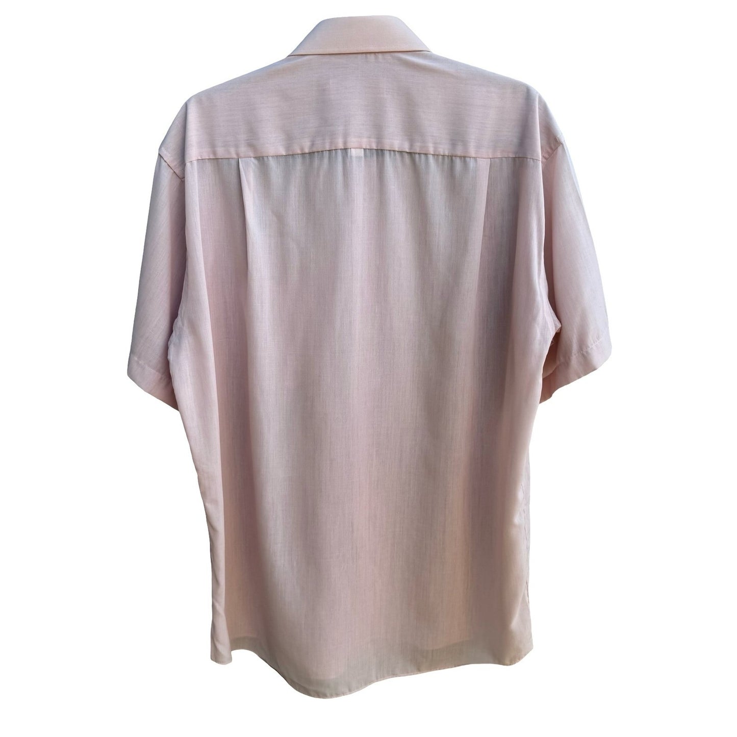 Nina Ricci Monsieur Paris Vintage Minimalist Soft Boy Shirt Pastel Pink Mens L