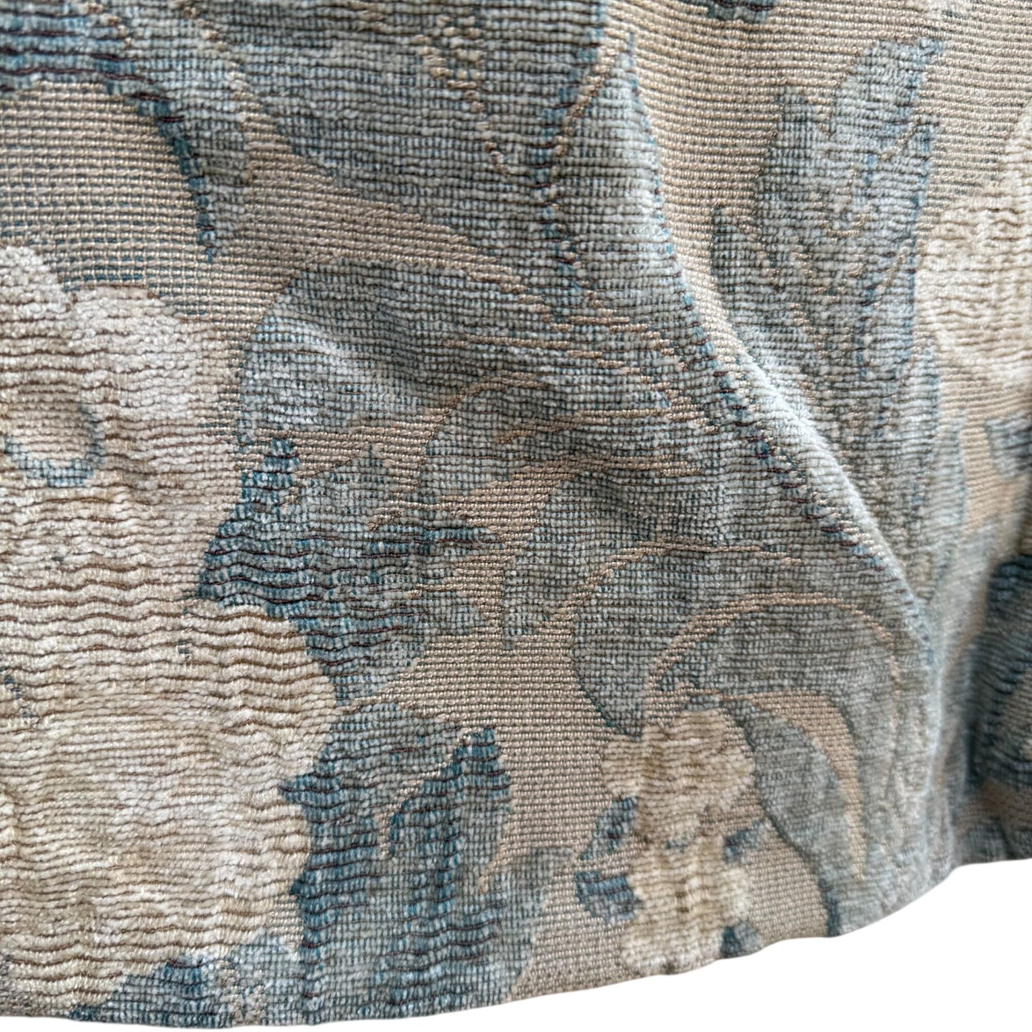 Dorit Collection Vintage Floral Tapestry Shoulder Bag Tortoise Acrylic Chain