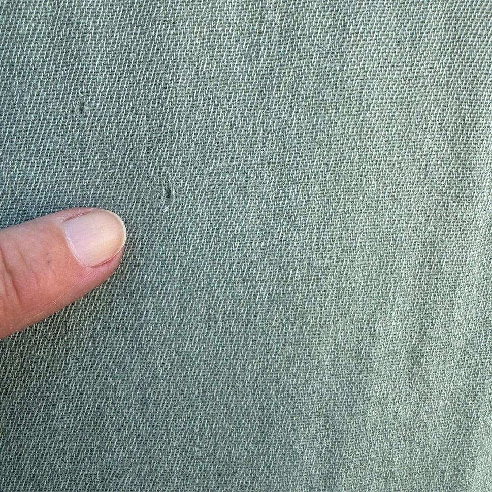 Vintage Cashmere Wool Mint Green Soft Fringe Edges Womens Woven Scarf Wrap Shawl