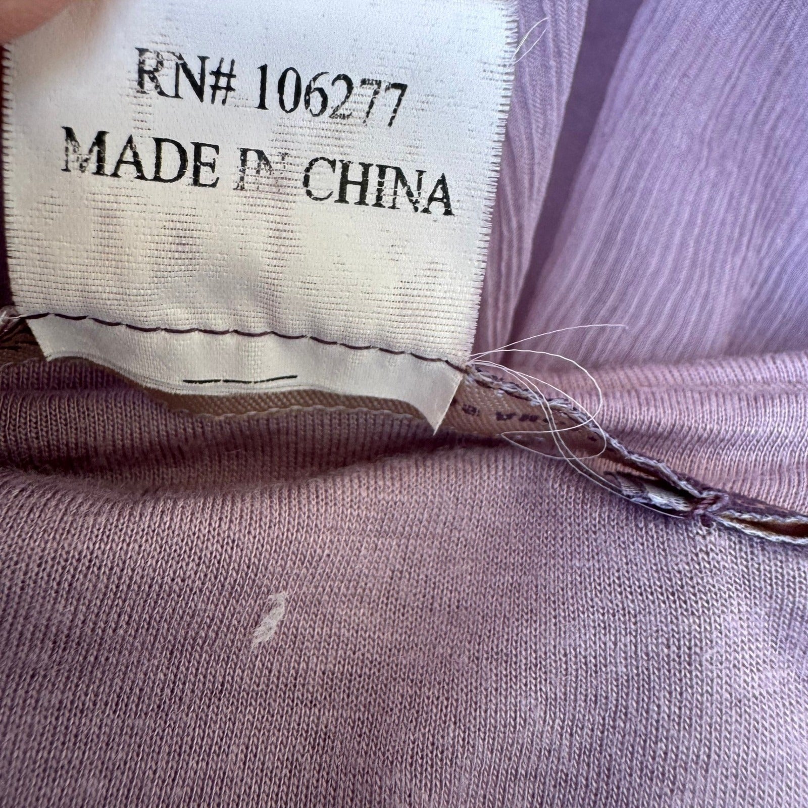 Hale Bob Lavender Silk Blend Ethereal Fairycore Chiffon Handkerchief Hem Skirt S